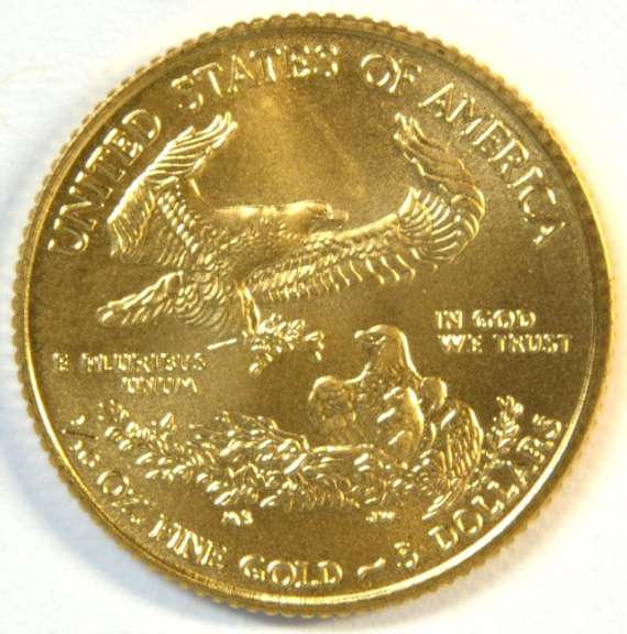 Pristine-perfect Super Gem BU 2017 $1 American Gold Eagle coin