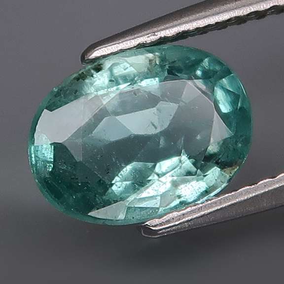 Very rare 1.65ct blue green Columbian Emerald