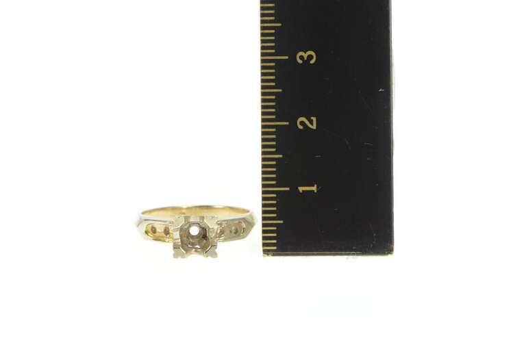 14K Yellow Gold Vintage NOS 1950's 4.75mm Engagement Setting Ring