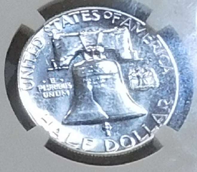 1961 Silver PRF Franklin Hf NGC PF67