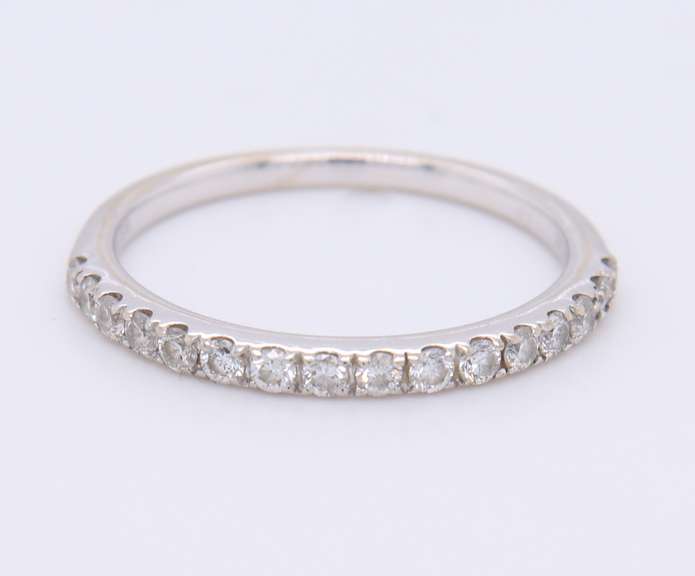 Masterpiece White Gold Princess Cut Diamond Wedding Set