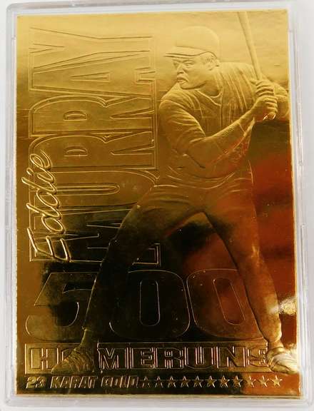 1996 Eddie Murray 23KT Gold Baseball Card