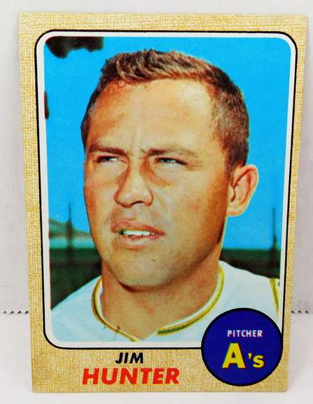 Jim Catfish Hunter 1968 Topps Baseball Card