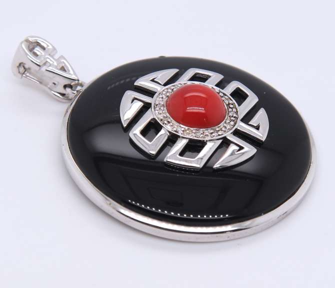 925 Sterling Silver Gemstone Pendant