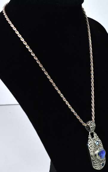 Sterling Silver CZ Pendant