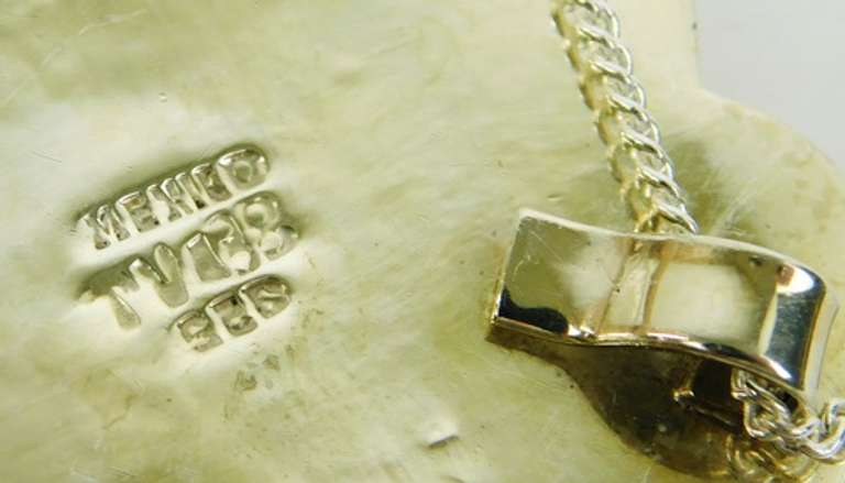 Big Mexico Sterling Pin/Pendant with Chain