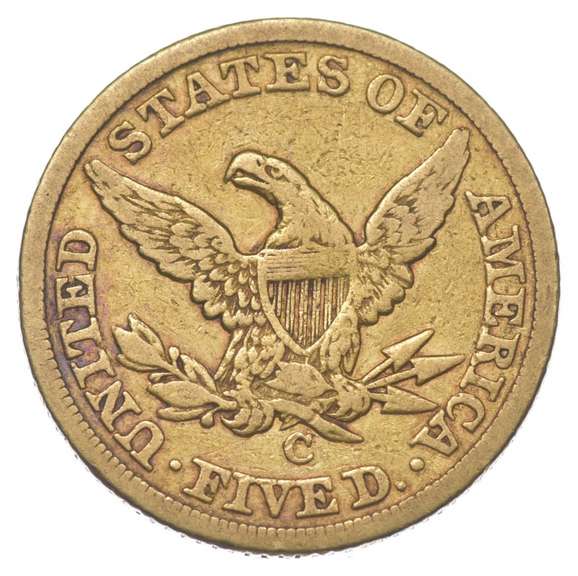1846-C $5 Liberty Head Gold Half Eagle