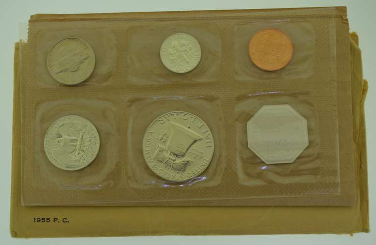 1955 'Flat Pack' Proof Set in Original Envelope