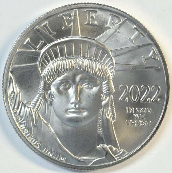 Pristine-perfect 2022 pure Platinum $100 American Eagle coin
