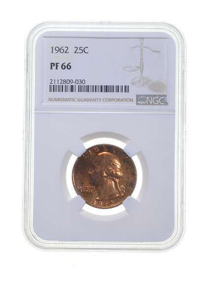 PF66 1962 Washington Quarter - Graded NGC