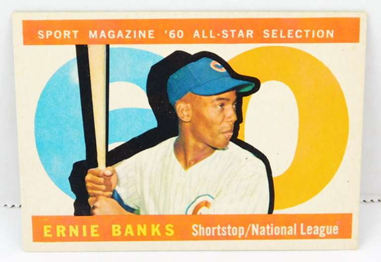 1960 Ernie Banks All-Star Selection Baseball Card