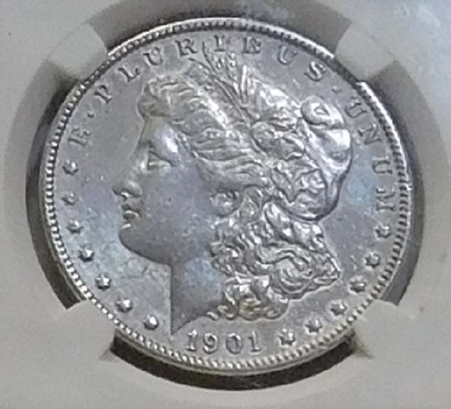 1901-O Morgan Dol slabbed Unc