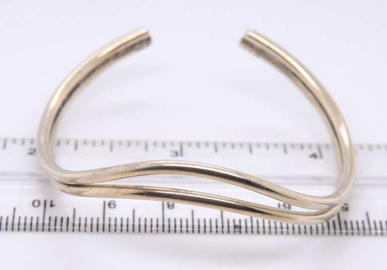 Vintage 925 Sterling Silver Cuff Bangle