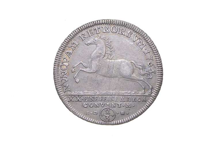 1765 Brunswick 2/3 Thaler