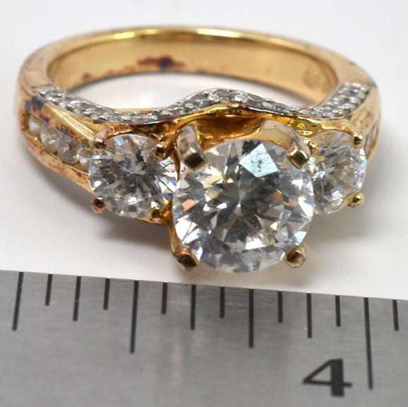 Vermeil CZ Ring