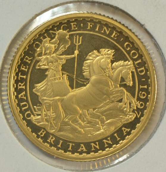 Superb Ultra Gem Cameo Proof British 25 Pounds Gold Piece