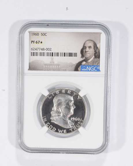 PF67* 1960 Franklin Half Dollar - Graded NGC