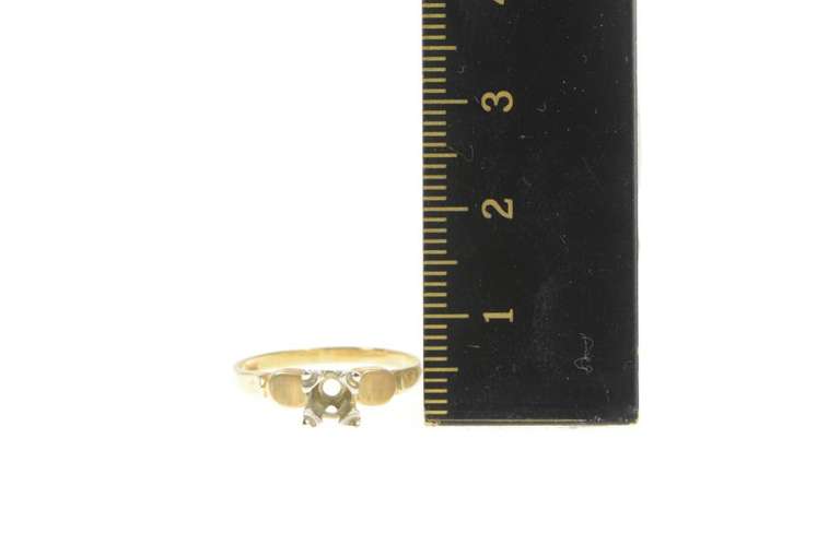 14K Yellow Gold Vintage NOS 1950's 3.75mm Engagement Setting Ring