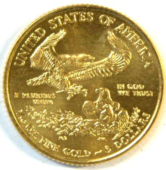 Awesome Superb Gem BU 2014 $5 American Gold Eagle coin