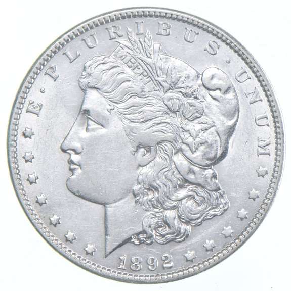 1892-O Morgan Silver Dollar