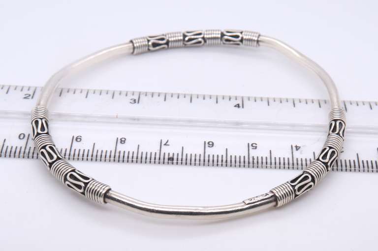 Lot of 3 Vintage 925 Sterling Silver Bangles