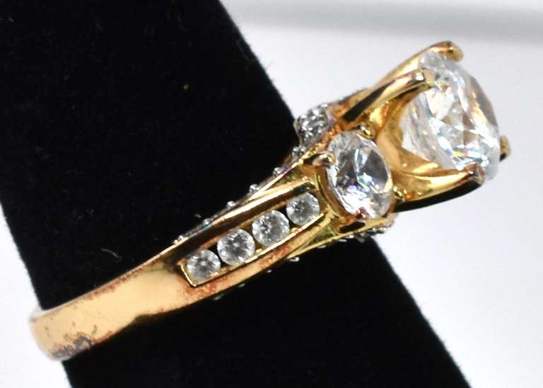 Vermeil CZ Ring