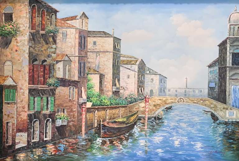 M. Harding Oriignal Oil on Canvas