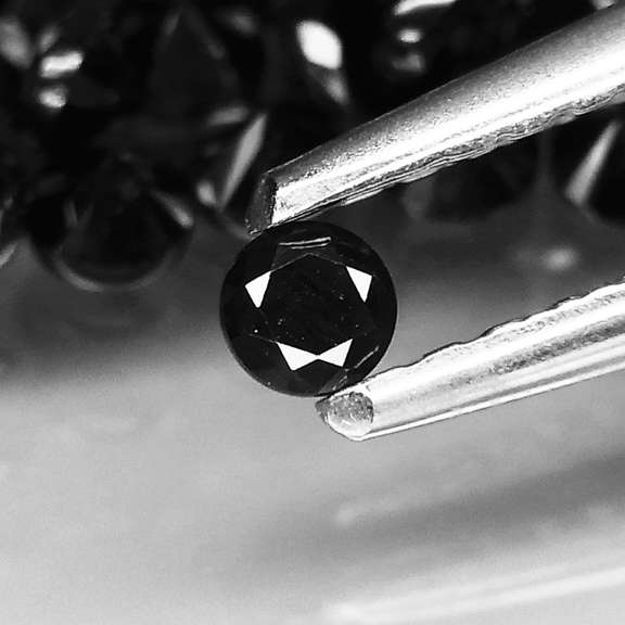 Diamond black 4.52ct set of 2.25mm Spinels