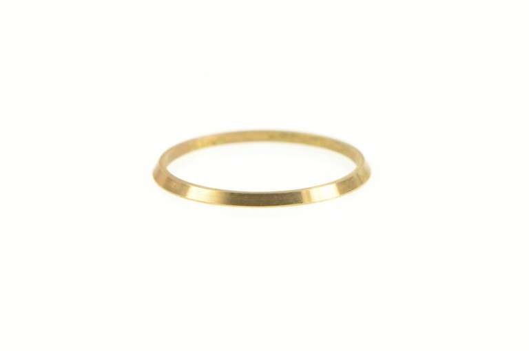 14K Yellow Gold Vintage NOS 1950's Simple Stackable Band Ring