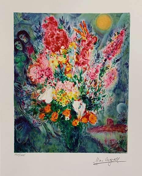 Marc Chagall, ORIGINAL BOUQUET