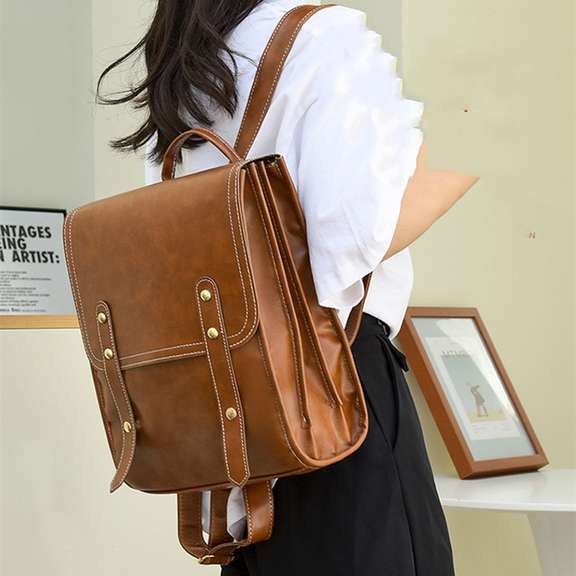 Women's Retro Backpack Large Capacity Computer