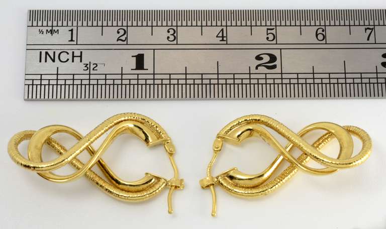 Sparkling Unusual 14k Earrings
