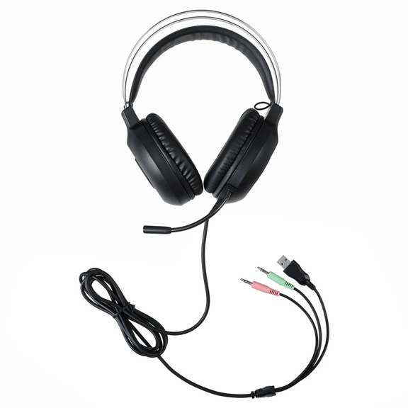 Gaming Headset 50mm Drivers Noise Reduction RGB