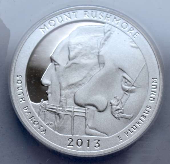 2013 S Cased Silver Quarter Proof 70 National Parks Set
