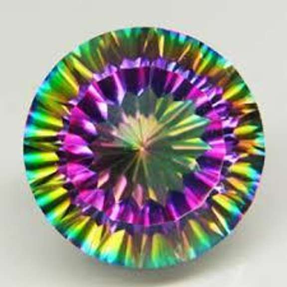 3MM ROUND MYSTIC TOPAZ LOOSE GEMSTONE