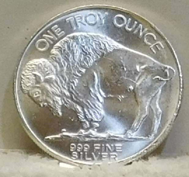 1 Oz Silver Unc Round - Ind/Buff