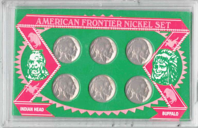 American Frontier Indian Head Nickel Set (6) Coin
