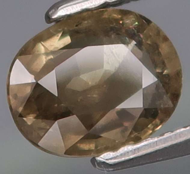 Unique 1.20ct pendant cut yellow green Sapphire -Heated only!