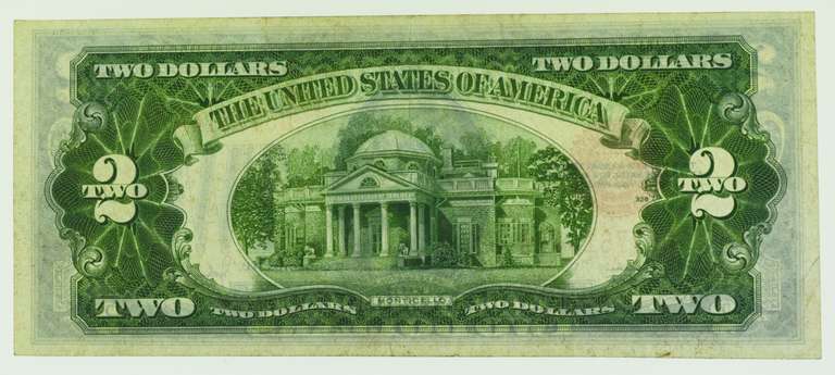 1928-F Red Seal $2 Bill