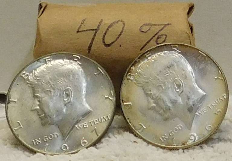 Roll (20): 40% Silver Kennedy Hfs.