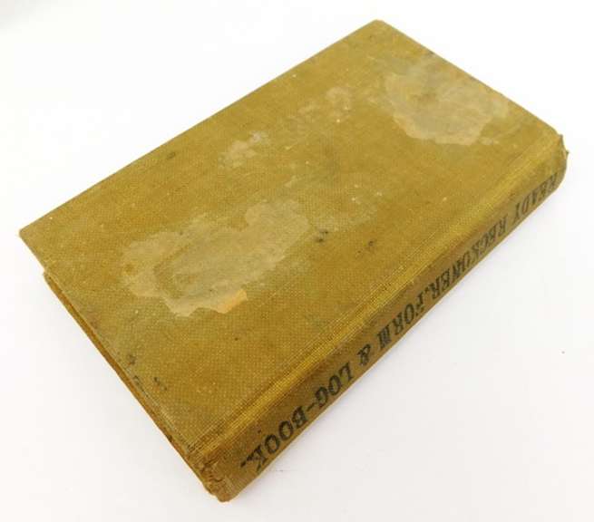 1931 Ready Reckoner Form & Log Book
