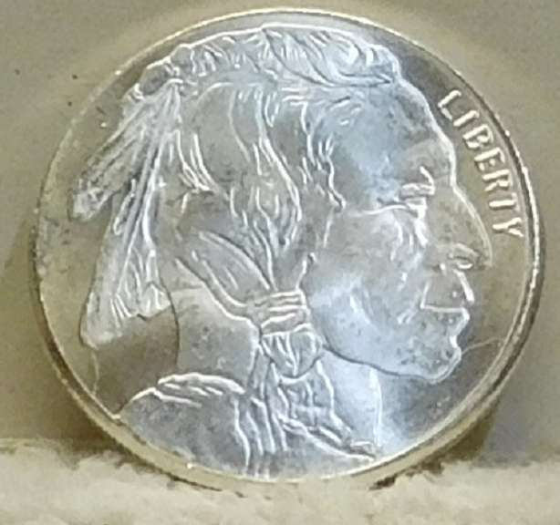 1 Oz Silver Unc Round - Ind/Buff