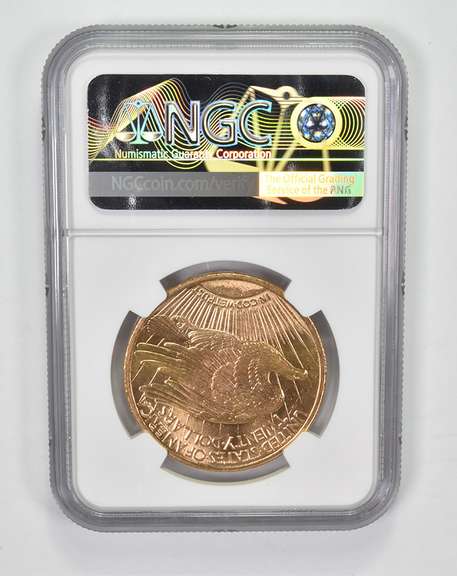 MS62 1922 $20 Saint-Gaudens Gold Double Eagle - Graded NGC