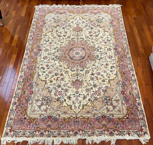 9.10 X 6.8 Persian Handmade very Fine Tabriz