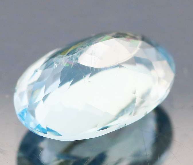 Sky blue! Unheated! 4.02ct Brazilian Aquamarine