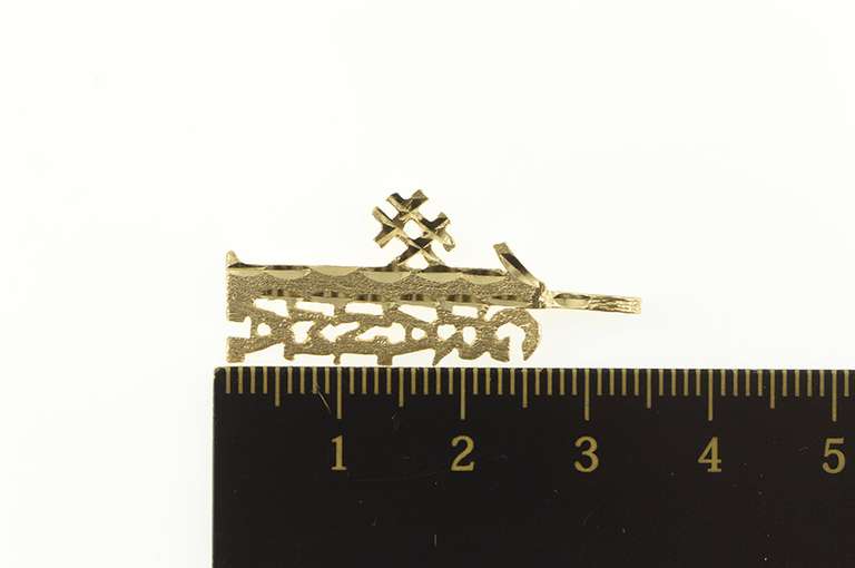 14K Yellow Gold Number One #1 Grandma Mothers Day Granny Charm/Pendant