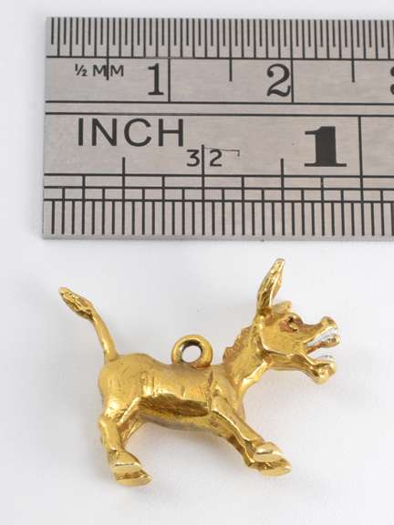 Nicely Detailed Donkey Charm