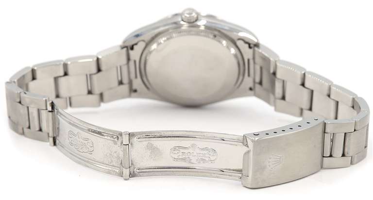 Rolex Air King Mid Size 34mm Blue Dial Stainless Steel Watch