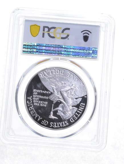 PR70DCAM 1996-P Smithsonian Anniversary Commemorative Dollar PCGS