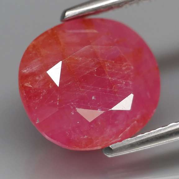 Untreated pink Ruby weighing 3.82 carats